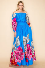 Load image into Gallery viewer, Off The Shoulder Maxi Skirt Set
