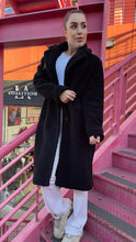 Load image into Gallery viewer, Black Teddy Coat
