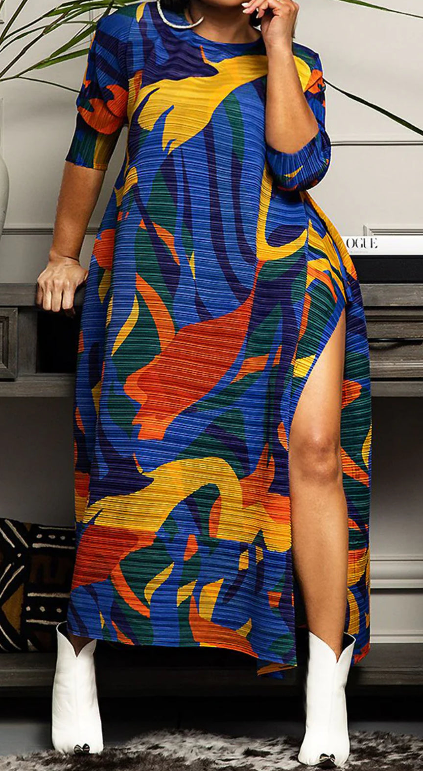 Chel's Multi-Color Long Dress