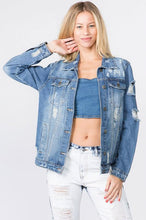 Load image into Gallery viewer, Denim Fashion Short Jacket
