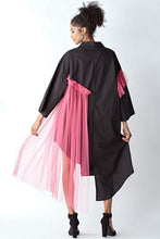 Load image into Gallery viewer, Shirt Dress with Mesh Details
