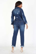 Load image into Gallery viewer, Chel&#39;s Denim Jumpsuit Blue
