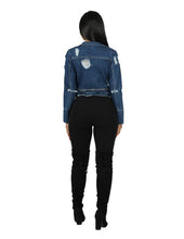 Load image into Gallery viewer, Chel&#39;s Rigid  Jean Jacket
