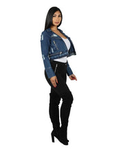 Load image into Gallery viewer, Chel&#39;s Rigid  Jean Jacket
