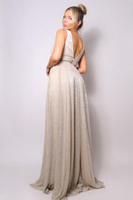 Load image into Gallery viewer, Glitter Ice Queen Maxi Dress
