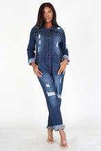 Load image into Gallery viewer, Chel&#39;s Denim Jumpsuit Blue
