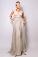 Load image into Gallery viewer, Glitter Ice Queen Maxi Dress
