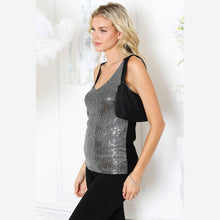 Load image into Gallery viewer, Sequin Cross Strap Tank
